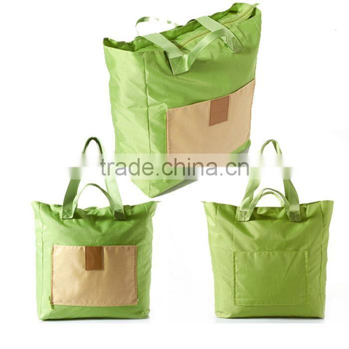 Korea Style Polyester Folding Travel Shopping Bag
