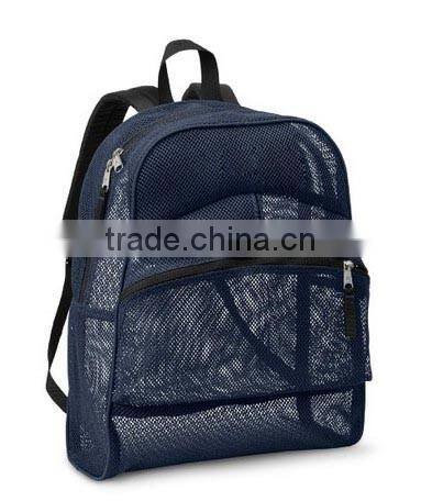 Mesh Back Pack with large main compartment