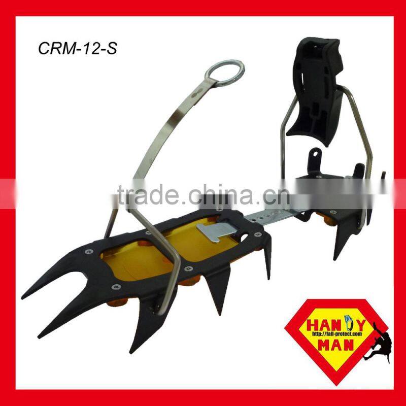 CRM-12-S Snow Shoe Step-in Climbing Steel Crampon