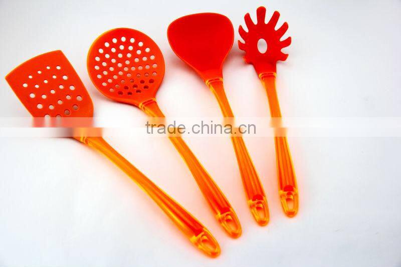 2014 new products 4pc Eco-friendly nylon cookware set FDA standard