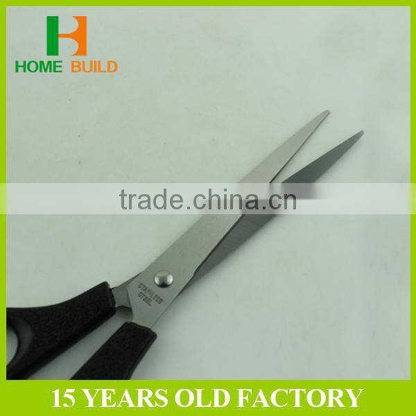 Factory price HB-S6004 Office Scissors Plastic handle stationery scissors for kids