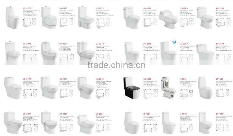siphonic jet system two piece toilet