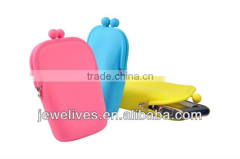 Promotional Gift Colorful Silicone Mobile Phone Carry Bag