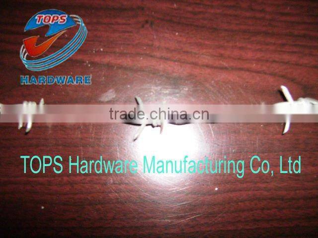 50kg/roll galvanized barbed iron wire