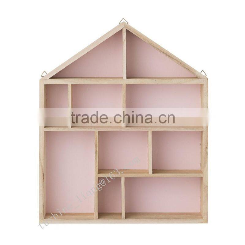 WOODEN HOUSE SHADOW BOXES SET OF 3 pcs