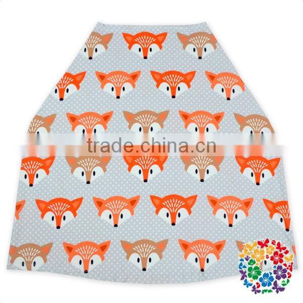 New Prints Baby Car Seat Cover Canopy FAUX SUEDE Material Washable Infant Car Seat Cover With Match Hats