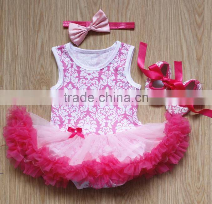baby girl clothes ruffle tutu pettiskirt 3 sets /baby girl tutu dress
