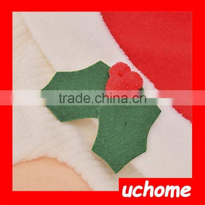 UCHOME Christmas Happy Santa Toilet Seat Cover and Rug Set Made in China