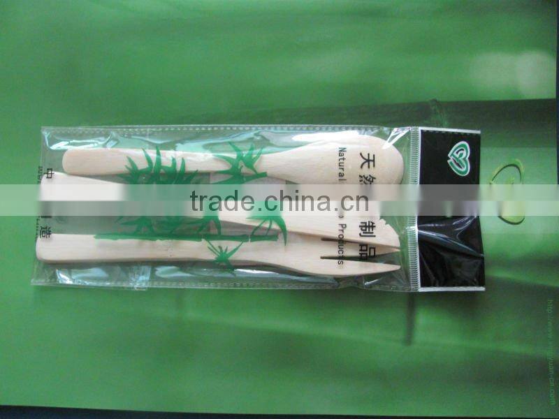bamboo spoon&forks set