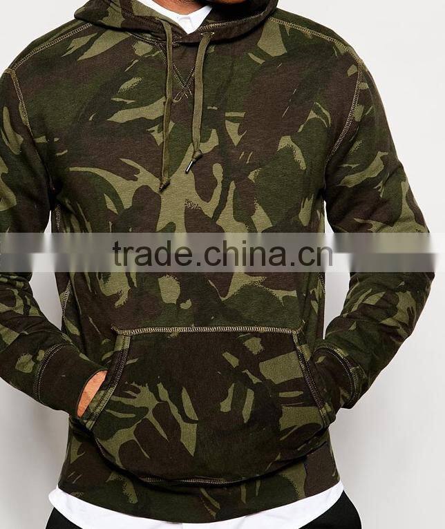 street wear pull over camouflage all over hoodies