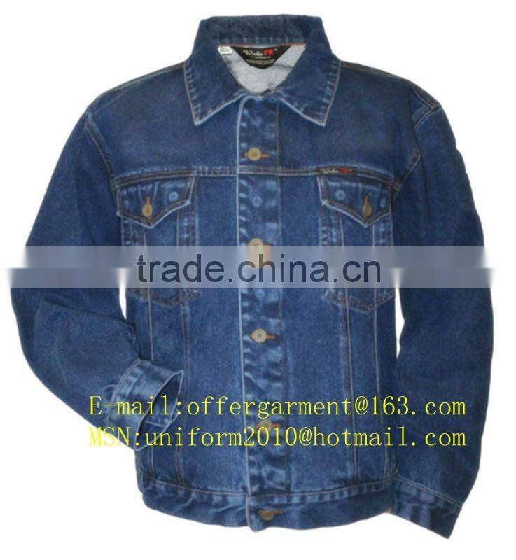 NEW!Stone Washed Cotton Denim Workwear Shirt SLD036