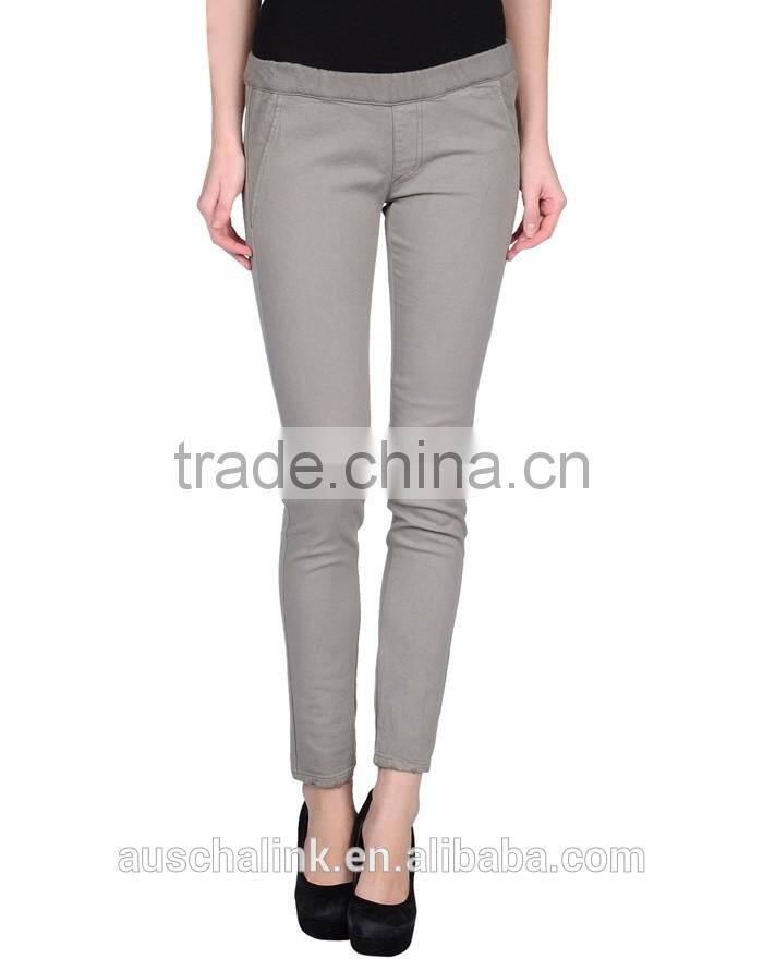 2016 personalized outdoor lady denim trousers low price