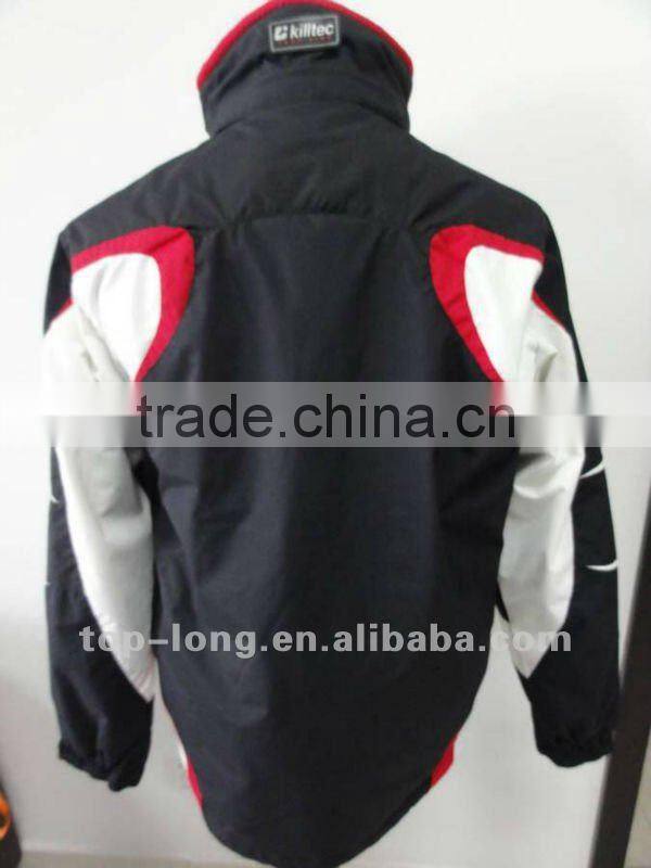 Men Soft shell jacket outdoor clothing with Waterproof & Windproof