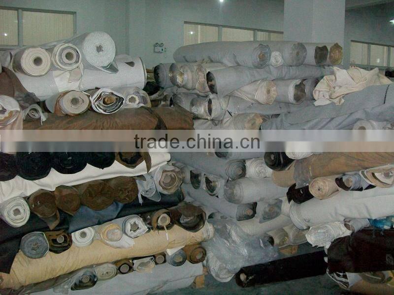 Embossed Knitted Wide Use Of Stocklot Semi Pu Leather