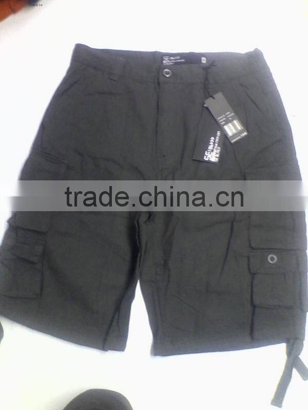 MENS EXCLUSIVE 9 PKT CARGO SHORTS (Garment Stock lots / Apparel Stock / stocklots / Garment Apparel from Sri Lanka / Bangladesh)