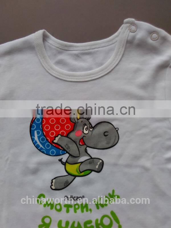 100% Organic cotton baby clothing rompers more color bodysuits