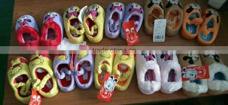 kids shoes winter slippers bulk stock clearance sale