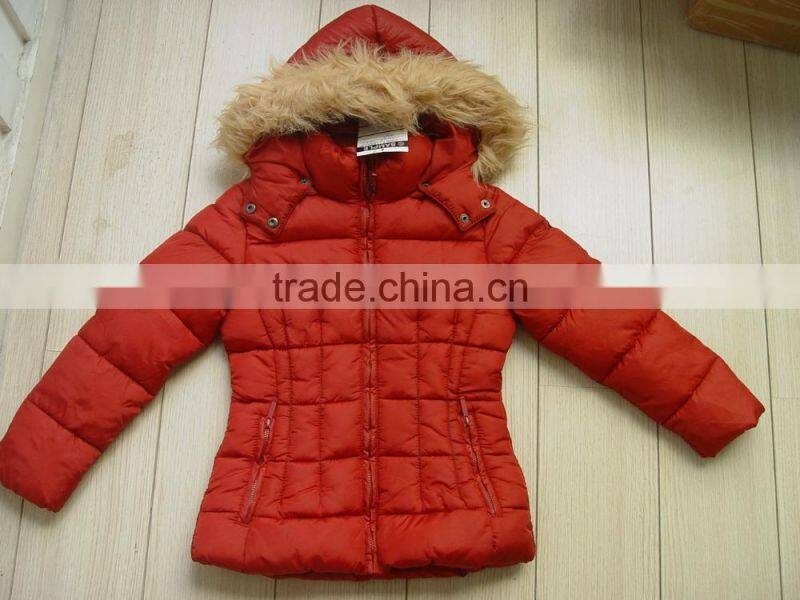 OEM Outwear garment outdoor girl model jacket winter 2016(GJ982)