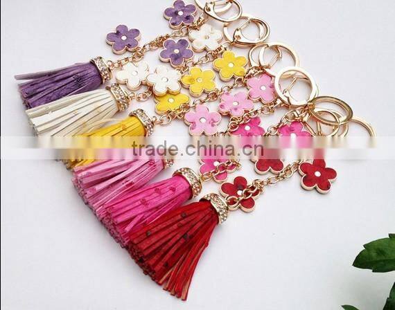 American Tassel Key ring,Metal Promotional Gift Keychains For Bag/Car