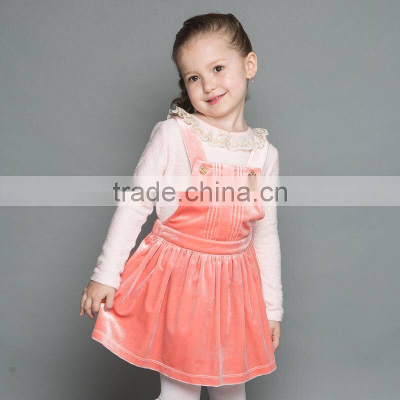 Girl's Pleated Satin Dress With Flower Printed High Quality Party Dress Designs For Girl Sleeveless Dress