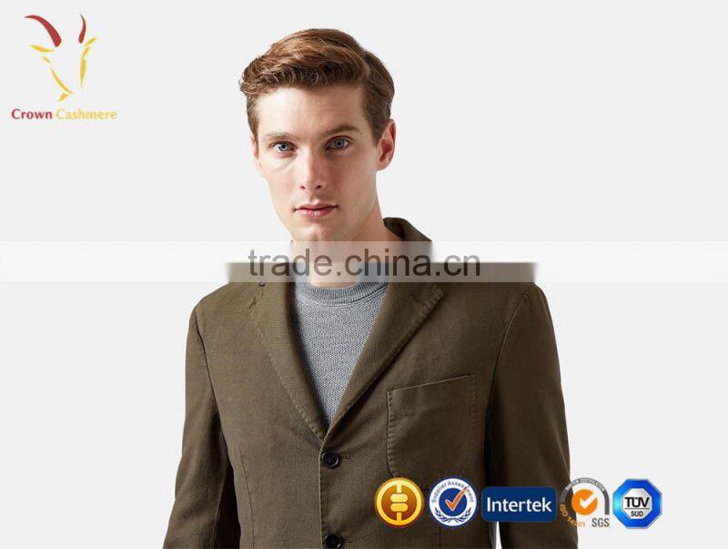 Men's Cashmere Causal Suits Cashmere Wool Blended Suits for Man