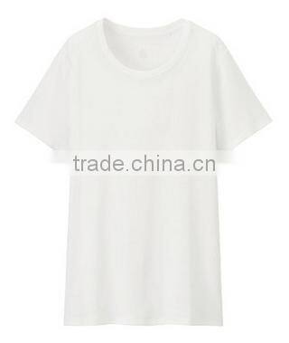 100% cotton quality wholeslae white t shirt