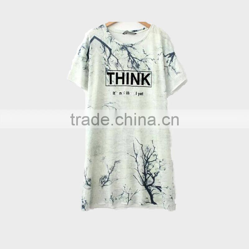 2015 Dongguan Ladies Jersey Dress