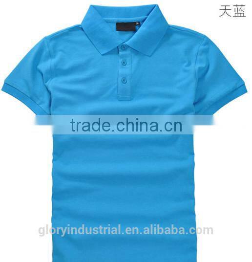 high quality custom uniform polo shirt short sleeve