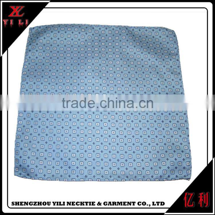 Competitive price new soft custom print pocket square