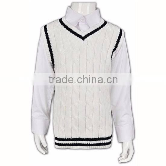 Warmer Cardigan Knit For Children School Uniform