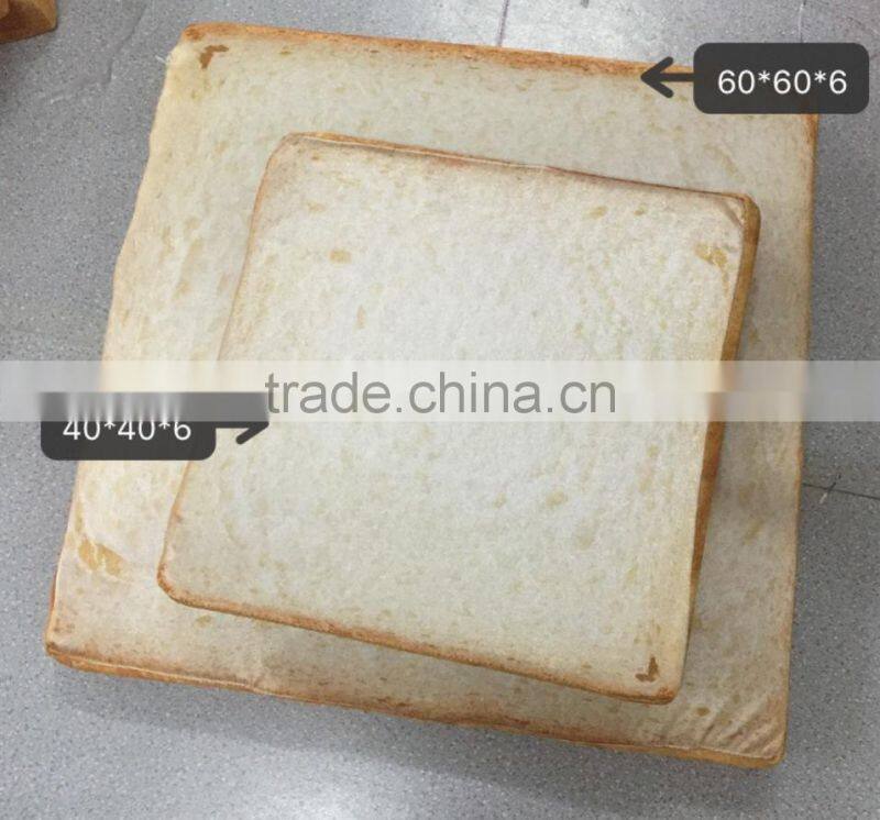 Not deformed Compressible bread toast pillow cat soft cushion