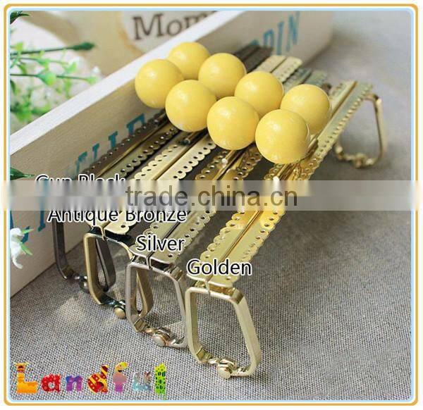 Wholesale Colorful Candy Heads With Sewing Holes Metal Bag Purse Frame