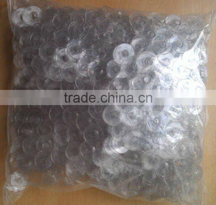 New Clear Plastic Empty Sewing Bobbins For Brother Janome Sewing Embroidery Machines , 500PCS/Bag 75d/2 , Top Deals