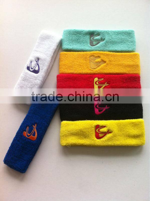 2014 Fashion Cotton Terry Sport Headband Sweat Headband