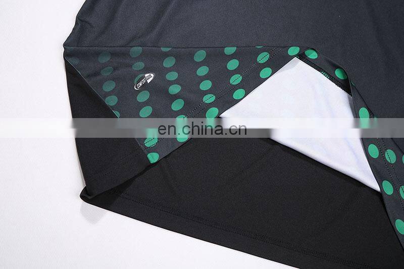 Long Sleeves Custom Black Soccer Referee Jersey