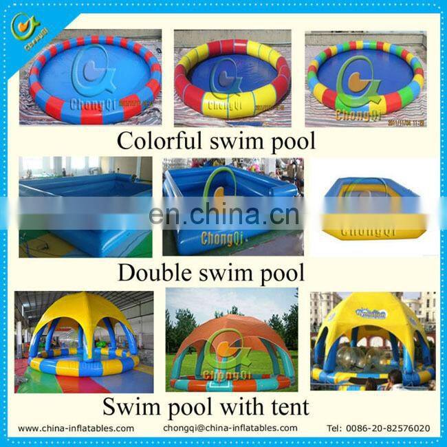EU CE certified durable Giant inflatable square swimming pool for sale