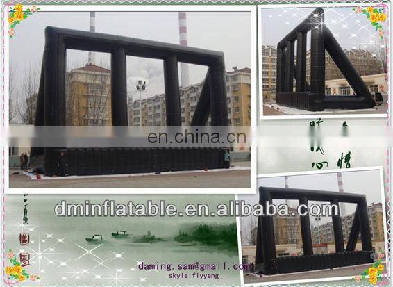 Floating inflatable billboard advertisement