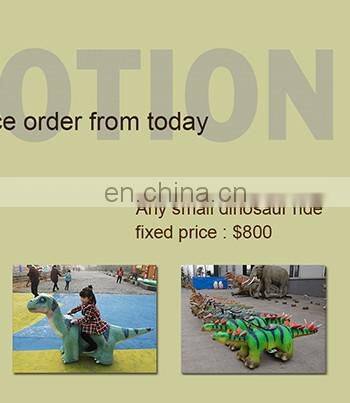 Amusement Park Robotic Dinosaur Costume For Kids