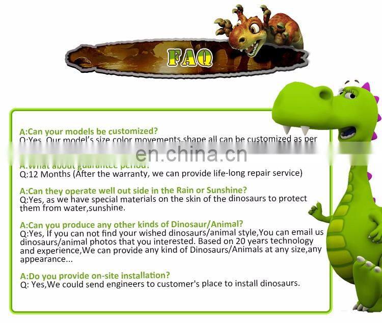 Jurassic style adventure ride on dinosaur for kids