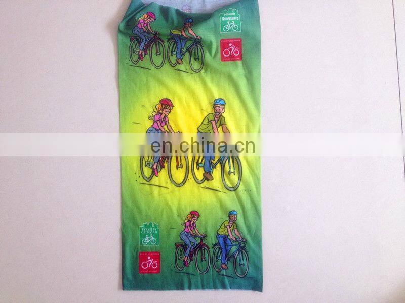 polyester outdoor bandana multifunctional seamless printed bandana