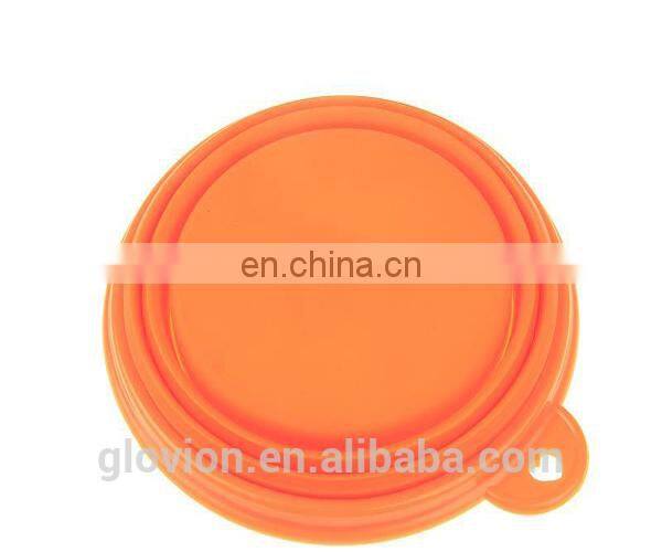 Glovion foldable pet bowl non-toxic colorful silicone folding pet bowl friendly pet bowl