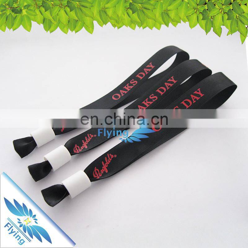 Soft festival stain ribbon bracelet beautiful silk wristbands for decoration