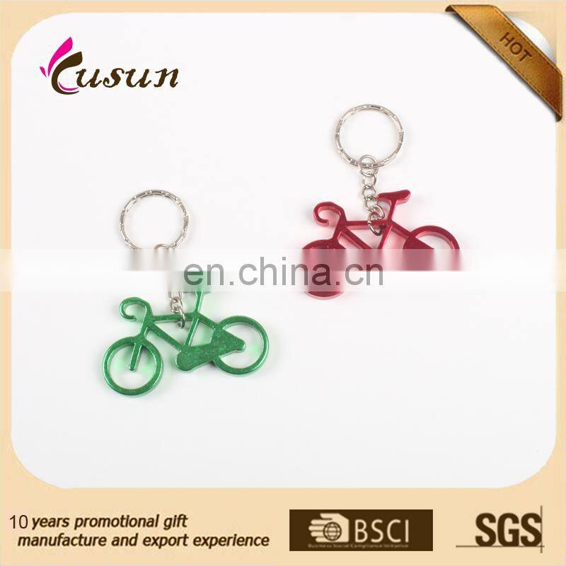 custom logo promotional aluminum bottle opener keychain