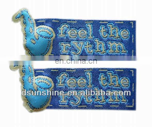 woven and embroidery patches with iron on backing