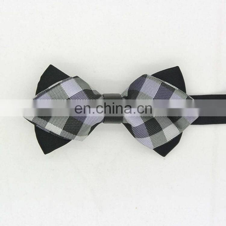 Formal Diamond Style Mini Plaid Bow Tie For 4-8 Years Old