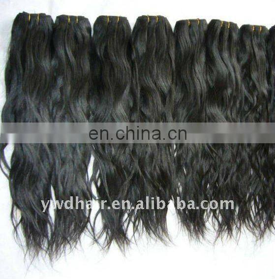 Indian quality products Remy Human Hair Machine Made Hair Weft Hair Weaving