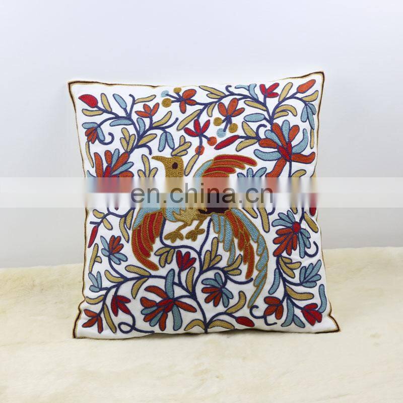 Custom chinese sofa back support cushion cover with printing designs