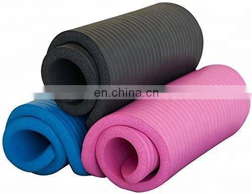 ECO Black NBR Yoga Mat and Yoga Mat Bag