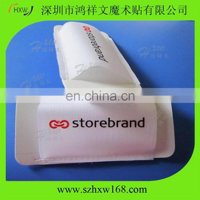 Black custme logo loop tape ski sleeves for cross country ski sports