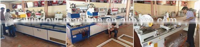 PVC window single head welding machine for vinyl profiles